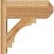 Ekena Millwork Merced Rough Sawn Craftsman Outlooker, Western Red Cedar, 8"W x 18"D x 18"H OUT08X18X18MRC04RWR - alternate 2